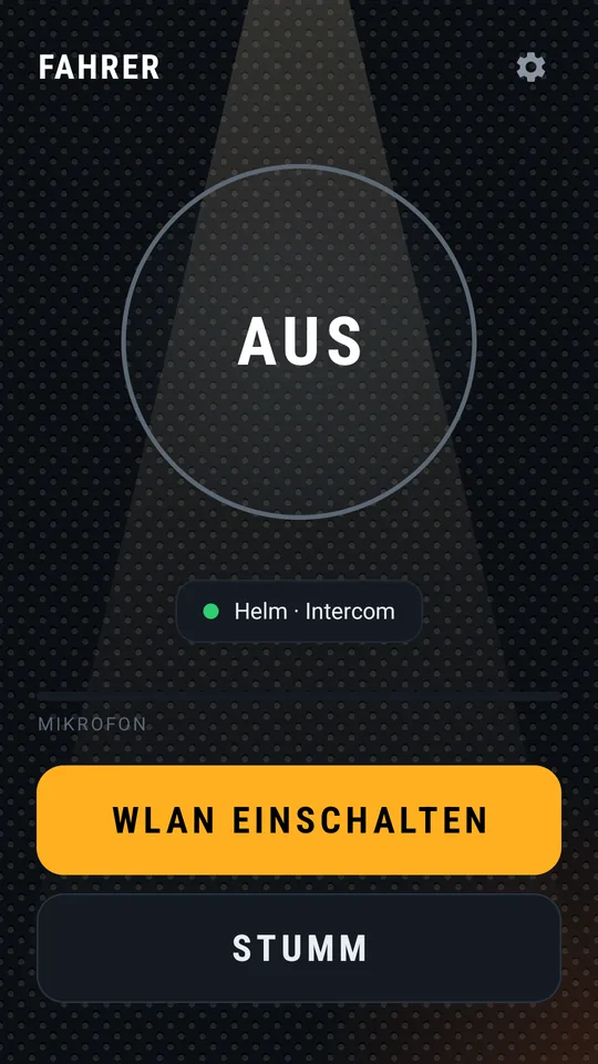 Taste WLAN EINSCHALTEN bei ausgeschaltetem WLAN