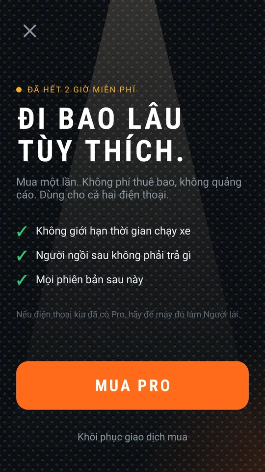 Màn hình mua Pro